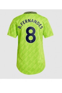 Manchester United Bruno Fernandes #8 Fotballdrakt Tredje Klær Dame 2022-23 Korte ermer